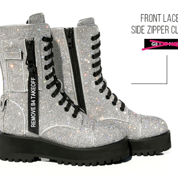 Dolls Kill Shoes - Dolls Kill Bling Boots